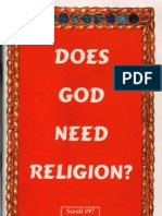 Does God Need Religion?