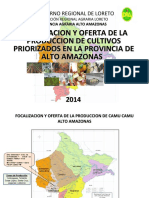 Mapa Focalizacion y Oferta Productiva de Cacao