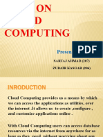 Cloud Computing PPT Presentation