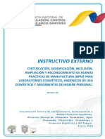 Instructivo Externo: (Versión 2.0)