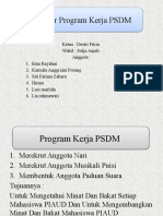 Program Kerja PSDM