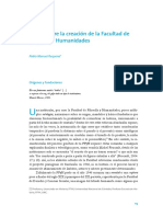 2013 Requena Notas - Sobre - La - Creacion - de - La - Facultad - de FFyH