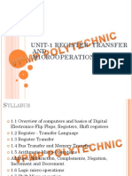 Unit-1 Register Transfer AND Microoperations