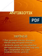 ANTIBIOTIK SEBAGAI OBAT PEMBASMI MIKROBA