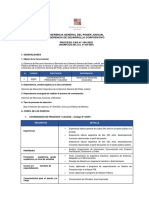 Gerencia General Del Poder Judicial Gerencia de Desarrollo Corporativo PROCESO CAS #184-2022
