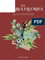 Lettre D'intention - GN Les Guerres Fleuries