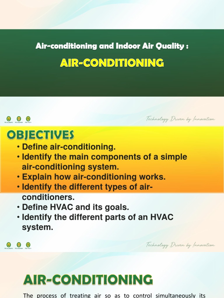 Lesson+5+ +air Conditioning+and+Indoor+Air+Quality | PDF | Air ...