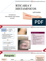 Urticaria y Antihistaminicos