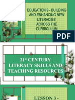 Education 9 - Building and Enhancing New Literacies Across The Curriculum
