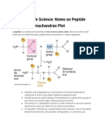 CSIR-NET Life Science_ Notes on Peptide Bond and Ramachandran Plot