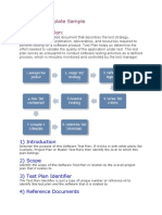 Test Plan Template Sample