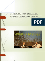 Information Literay, Technlogy Literacy and Media Literacy