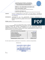 Informe  n.º 17 de la supervisión y liquidacion de proyectos de inversión.