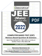 (Main) : Computer Based Test (CBT)