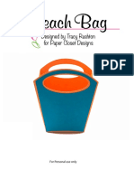 Beach Bag Instructions and Template