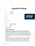 Good Strategy/Bad Strategy Book Summary