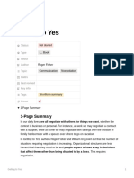 Getting to Yes Summary