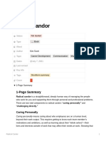 Radical Candor: 1-Page Summary