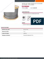 Ficha Tecnica Cable Rigido de Acero 3 8