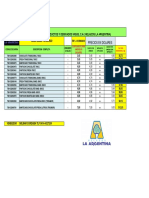 Lista de Precios Formato Solo en Dolares 06-06-2022 Linea Hogar PDF