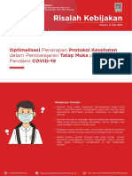 Risalah Kebijakan Puslitjak No 4, Mei 2021 Optimalisasi Protokol Kesehatan