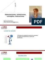 Sesión 5 Terapia Inhalatoria - Nebulizaciones