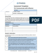Bsbcmm511 Assessment Templates v1.0221 Assessment Vanessa 1 PDF