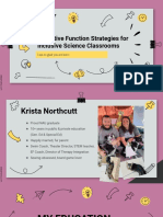 Executive Function Strategies For Inclusive Science Classrooms