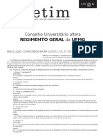 2012_Regimento Geral_UFMG