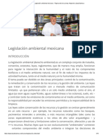 Legislación Ambiental Mexicana - Página Web de Lorenzo Alejandro López Barbosa