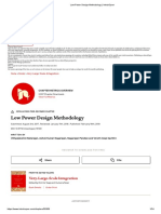 Low Power Design Methodology - IntechOpen