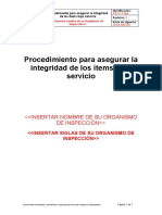 PROC-T-004 Procedimiento para Asegurar La Integridad de Los Ítems Bajo Servicio