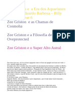 Zee Griston e A Era Dos Aquarianos - Thalys Eduardo Barbosa - Billy Ventura