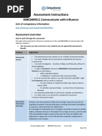 BSBCMM511 Assessment Instructions V1.0221A