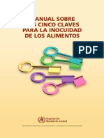 Cinco Claves para La Inocuidad de Los Alimentos