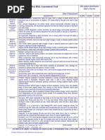 Braden Risk Assessment Tool: Category Descriptor Score Score Score