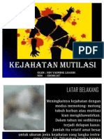 Kejahatan MUTILASI - Nin Yasmine Lisasih