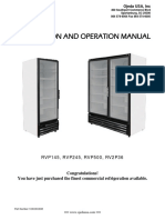 Installation and Operation Manual: RVP145, RVP245, RVP500, RV2P36