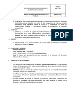 Protocolo de Ingreso A Las Instalaciones y Comportamiento Seguro