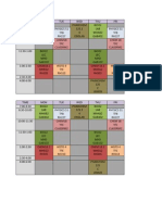 Schedule 1st Sem 11-12