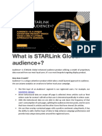 What Is STARLink Global Audience+?