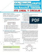 Ordenamiento Lineal y Ordenamiento Circular para Tercer Grado de Secundaria