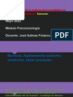 Psicooncología Burnout