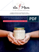 Livro Digital Do Levain Ao Primeiro Pão Sem Glúten de Fermentação Natural.