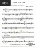 【吹奏楽楽譜】ハロルドウォルターズ「Instant Concert」Rubank Instant concert Sheet Music for Trombone, Tuba, Flute
