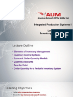 Chapter 13 - Inventory Management