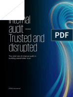 Internal Audit - Trusted and Disrupted: The Vital Role of Internal Audit in Building Stakeholder Trust