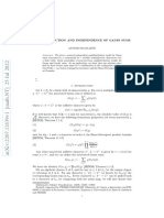 Equidistribution and Independence of Gauss Sums