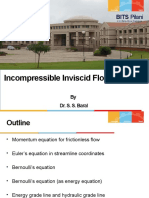 Incompressible Inviscid Flow: BITS Pilani