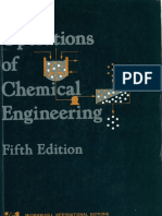 Unit Operations of Chemical Engineering 5th Ed McCabe and Smith - 0070448442